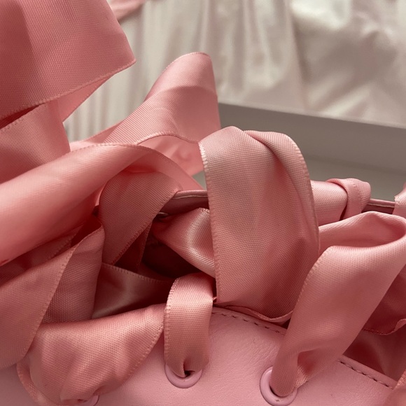 Y.R.U. x Dolls Kill Pink Ballet Bae Platforms - Picture 12 of 13